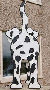 Titular De La Olla De La Planta Dalmata Mascotas Mascotas Image 2 Plant Pot Holders Wood Yard Art Puppy Crafts
