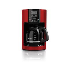 Mr Coffee 12 Cup Programmable Coffee Maker Rapid Brew Red Walmart Com Red Coffee Maker Cuisinart Coffee Maker Coffee Maker