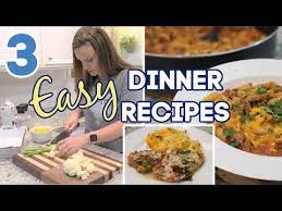 What S For Dinner Easy Dinner Ideas And Inspiration No 61 Youtube Easy Dinner Easy Dinner Recipes Main Course Dishes