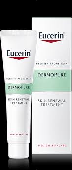 Jika mencari skincare yang aman untuk semua jenis kulit, placentor vegetal wajib dipertimbangkan. Dermopure Skin Renewal Treatment For Blemish Prone Skin Eucerin