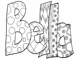 Get free printable coloring pages for kids. Bella Free Printable Coloring Page Stevie Doodles Name Coloring Pages Printable Coloring Pages Kindergarten Coloring Pages