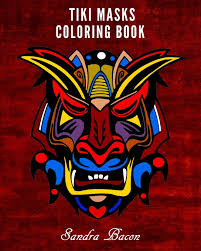 Cartoons coloring pages are a fun way for kids of all ages, adults to develop creativity, concentration, fine motor skills, and color recognition. Tiki Masks Coloring Book Bacon Sandra 9781713244950 Amazon Com Books