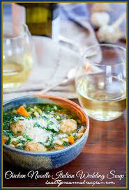 Chicken Noodle Italian Wedding Soup Recipe Wedding Soup Soup Sandwich Food Recipes