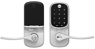 Check spelling or type a new query. Yale Assure Lever Z Wave Smart Door Lever For Keyless Access For Doors With No Deadbolt Works With Ring Alarm Samsung Smartthings And More Nickel Buy Online At Best Price