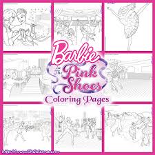 In the pink shoes coloring. Coloring Pages Barbie Dresses And Shoes