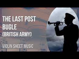 The last post trombone sheet music. Violin Sheet Music How To Play The Last Post Bugle By British Army Youtube