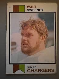 1973 Topps Football Walt Sweeney ( San Diego Chargers ) #252