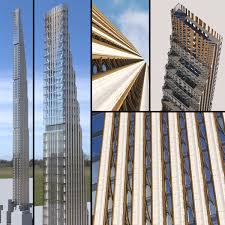Century later, the architecture of the tower at 111 west 57th street pays homage to steinway — the great maker of pianos — its craft, and its tradition. 3d Model Skyscraper 111 West 57th Turbosquid 1459244