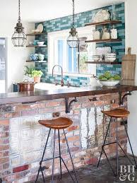 17 Kitchens With Scene Stealing Backsplashes Boho Kitchen Kitchen Bar Breakfast Bar Kitchen