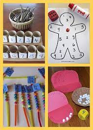 Fichas de apoyo escolar para niños de 4 años. Having Fun At Home Counting Activities Numeros Preescolar Manualidades Educativas Juegos Con Numeros