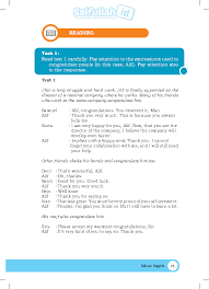 Pada halaman 24 di buku bahasa inggris siswa tingkat sma / smk / ma kelas 10 terdapat soal yang berhubungan dengan materi chapter 2 tentang congratulating and complimenting others (memberi ucapan selamat dan pujian kepada orang lain) sebelum masuk ke soalnya. Pembahasan Soal Bahasa Inggris Kelas 10 Chapter 2 Task 2 Halaman 24 Saifullah Id