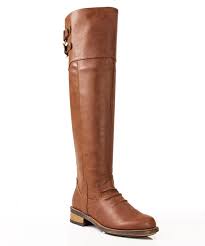 Two Tone Black And Brown Boots Women S Vegan Leatherette Double Buckle Two Tone Stacked Heel Knee High Boot Special Boots Just For You See It Now With Images Boots Riding Boots Brown Riding Boots