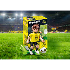 Dank der neuen schusstechnik lassen sich hohe und flache schüsse. Playmobil 70545 Borussia Dortmund Bvb Figur Kaufland De
