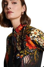 DESIGUAL 'LAUREN' SILK FLORAL ΠΟΥΚΑΜΙΣΑ ΓΥΝΑΙΚEIA 20WWBW61-2000