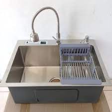 West flush valve at end of river rd line: Paket Kitchen Sink Thsink 60x45 Kran Flek Tempat Sabun Bak Cuci Piring Stainless304 Model Bolzano Shopee Indonesia