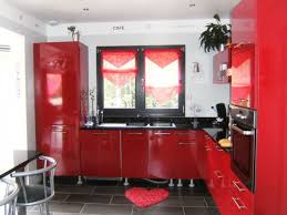 Deco Cuisine Rouge Et Noir In 2020 Cuisine Deco Photo Decor Deco