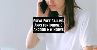 These are free call apps for android, and there are no roaming charges or extra fees to call your family while you are traveling away from them. 13 Great Free Calling Apps For Iphone Android Windows Free Apps For Android And Ios