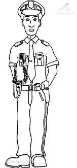 Printable drawings and coloring pages. 1001 Coloringpages Jobs Police Police Officer Coloring Page