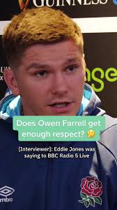 We asked Owen Farrell if he thinks he has a hard time from some rugby fans…  #englandrugby #owenfarrell #sixnationsrugby #guinnesssixnations #rugby