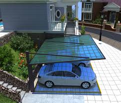 Back Pull Cantilever Carport Living Space