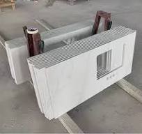 Artificial Stone Calacatta White Quartz Slabs For Hotel ...