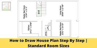 How To Draw House Plan Step By