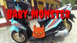 Apabila sobat bikers mempunyai ide warna dasarnya masih cukup kental. Review Modifikasi Beat Fi Babylook Babymonster Youtube