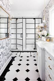 Looking for decorative tile borders to make a statement in your design? 28 Bathroom Wallpaper Ideas That Will Inspire You To Be Bold Wallpaper For Bathrooms