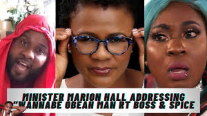 Minister Marion Hall addressing “wannabe obeah man RT Boss & Spice Reaction  Video Vlog #338