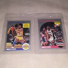 Hoops gave their 1990 magic johnson card a very nice touch with the addition of their mvp yellow box popout in the upper right corner. Other 4 199 Nba Hoops Card Lot Mvp Roy Magic Robinson Poshmark