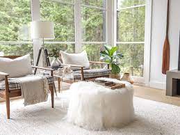 When you put a large tray on them it creates a solid surface so you can still place decorative or practical items, but when you remove the tray they can be used as extra seating. 7 Small Coffee Tables For Small Living Rooms