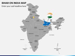 The bihar state shares its border with north side. Bihar Map Powerpoint Template Sketchbubble
