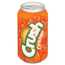 crush orange soda american food