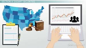 what are exempt securities and transactions definition types