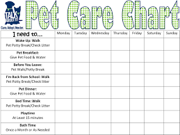 Pet Care Chart Pet Care Printables Pet Care Pet Care Chart