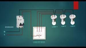 The red and black are used for hot and the white neutral wire at the switch box allows for powering a timer, remote control, or other programmable switch. Electrical House Wiring 3 Gang Switch Wiring Diagram Youtube