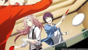 Shizuma And Reiji Playing Table Tennis Ping Pong Prince Of Stride Alternative Japanese Cartoon Anime
