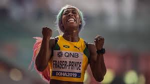 She was later nicknamed pocket rocket due to her small frame and fast speeds. Vierter Wm Titel Uber 100 Meter Jamaikanerin Fraser Pryce Lauft Allen Davon N Tv De