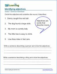 Adjectives Worksheets For Grade 2 Pdf In 2020 Adjective Worksheet Grammar Worksheets Adjectives Exercises