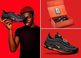 Nike announced the release of a new athletic shoe dedicated to satan complete with a pentagon and a drop of human blood in each shoe. Dl Jptchfajczm