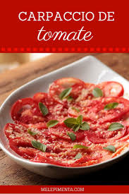 Esse Carpaccio De Tomate E Uma Receita Deliciosa Para Voce Servir Como Entrada Ou Para Acompanhar Receitas Vegetarianas Alimentacao Fitness Receitas Italianas