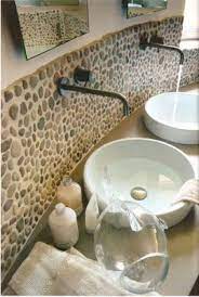 Pebble Tiles In Bathrooms Bagni In Stile Rustico Idee Per Il Bagno Arredamento Bagno Rustico