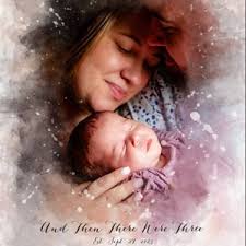 Custom Portrait From Photo,, Personalized Gift for Her, Anniversary Gift,  Couples Gift, Family Portrait, Wedding Gift, Engagement Gift