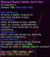 Nether wart blocks are decorative blocks found in crimson forests and crafted using nether wart. Skills Make Nether Wart Give Farming Xp Like The Hoe Says Hypixel Minecraft Server And Maps