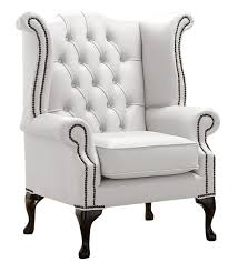 Buy the best and latest white wingback chair on banggood.com offer the quality white wingback chair on sale with worldwide free shipping. White Chesterfield Queen Anne Wing Chair Designersofas4u