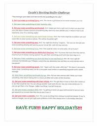 Couples Stocking Stuffer Challenge Stocking Stuffers Stockings Sentimental