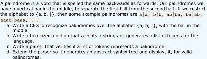 A Palindrome Is A Word That Is Spelled The Same Ba Chegg Com