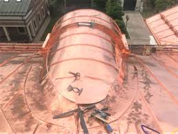 This copper paint print looks like a weathered brown copper that has aqua green patina spots on it. Copper Standing Seam Metal Roof Cost Metal Roof Experts In Ontario Toronto Canada