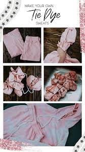 You can buy tie dye kits, which have everything you need to get upcycling. How To Make Your Own Tie Dye Sweats
