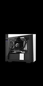This chassis has 3 internal 3.5 hard drive slots and 3 2.5 solid state disk slots. Amazon Com Nzxt H510 Compact Atx Mid Tower Pc Gaming Case Front I O Usb Type C Port Tempered Glass Side Panel Cable Management System Water Cooling Ready Steel Construction